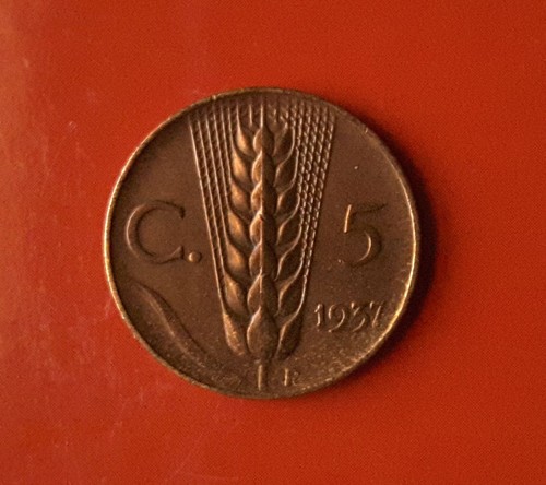 Centesimi 1937 vittorio - 5,