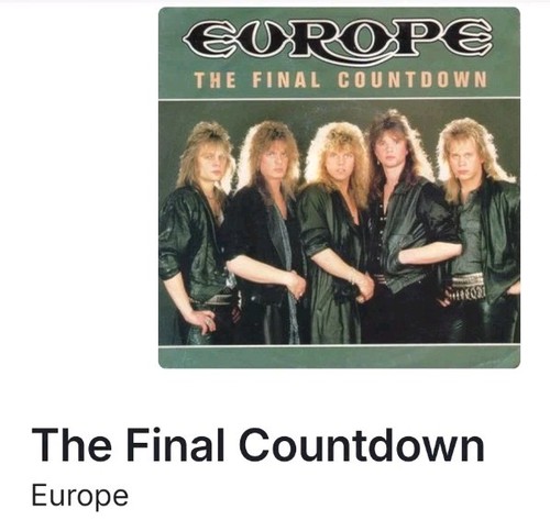The final countdown europe - final, 45