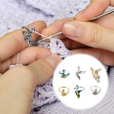 6 pezzi fiocco per maglieria