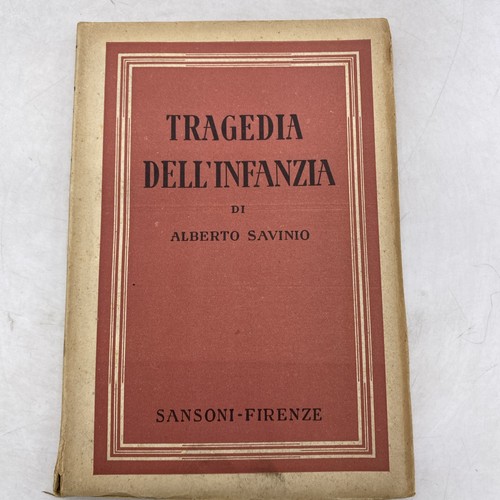 Alberto savinio tragedia - alberto,
