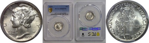 1930 mercury dime pcgs 65 - 1930,