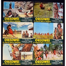 fotobuste ORZOWEI tarzan il figlio della savana africa peter marshall F205