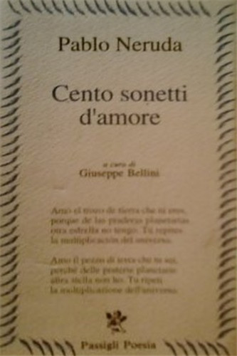 Neruda pablo cento - -, sonetti