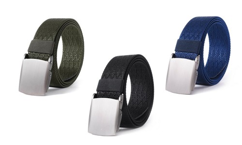 Cintura stile militare fibbia