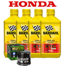 KIT/AGLIANDO HONDA CB 1000 R 2008 2016 BARDAHL XTC 10W40 FILTRO OLIO