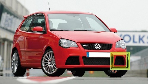 Griglia aspirazione aria - griglia, vw