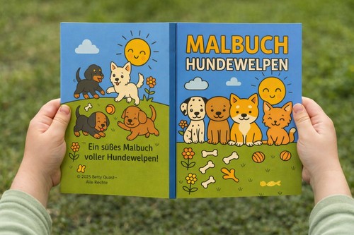 Libro colorare cuccioli di - colorare,