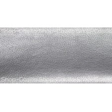 Tessuto Ecopelle Argento Pelle