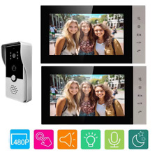 videocitofono per appartamento impermeabile IP65 a 4 fili kit di 1~2 monitor