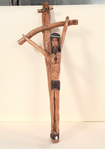 Crocifisso legno ulivo - legno, d'ulivo