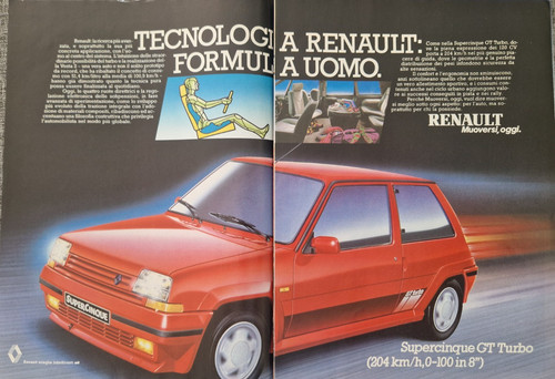 Renault supercinque turbo - 5, gt