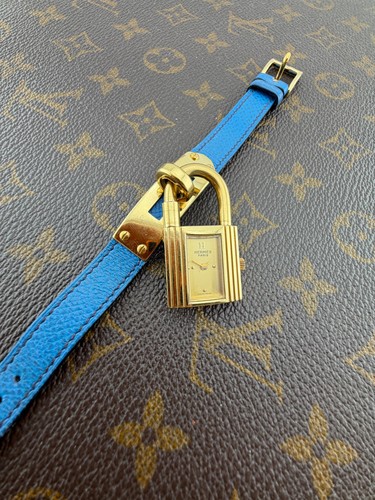 Hermès kelly padlock yellow - hermès,
