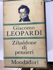 LEOPARDI, ZIBALDONE DI