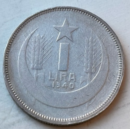 Lira 1940 turchia mustafa - turchia,