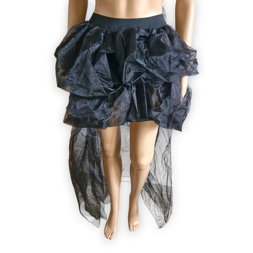 Gonna gotica tulle nera - in,