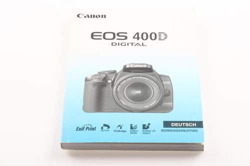 Canon eos 400d - 400d, manuale