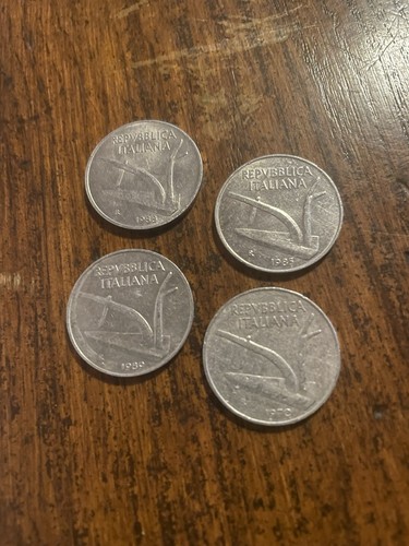 Moneta lire spiga 1970 1985 - 10,