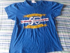 2 MAGLIETTE SHIRTS ULTRAS SAMPDORIA GRADINATA SUD FEDELISSIMI. DA BAMBINO !