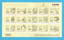 Italia repubblica foglietto - italia,