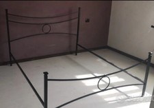 Struttura letto matrimoniale in ferro