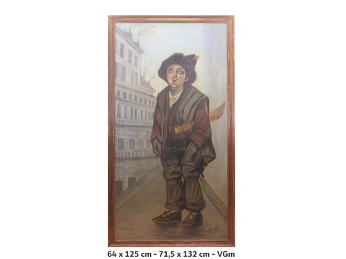 Quadro olio grande ritratto - quadro,