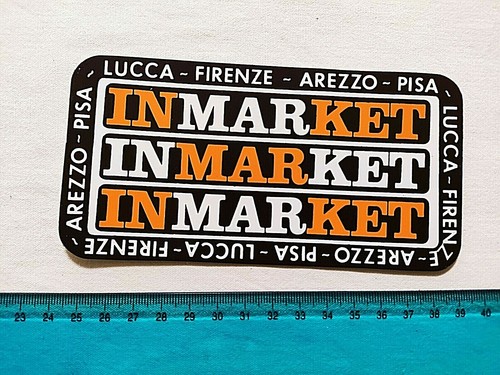 Adesivo inmarket lucca firenze - adesivo,