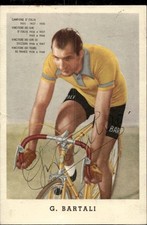 cartolina ciclismo Bartali