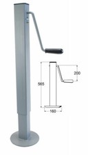 SERVOTIMONE PIEDE D'APPOGGIO TELESCOPICO CRIC 60X600 COMANDO LATERALE (30048)