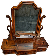 PSICHE SPECCHIERA INTARSIATA SPECCHIO MERCURIO NAPOLEONE III 1850/70 54X19 H 54