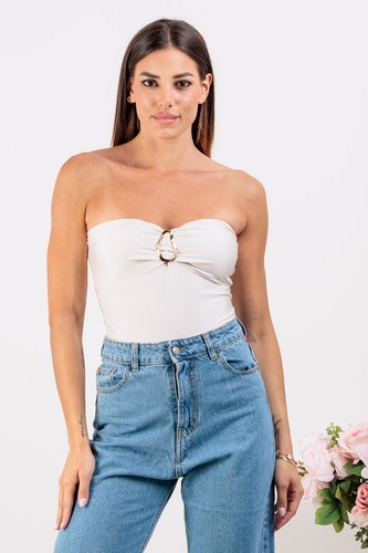 Body donna top elasticizzato - body,