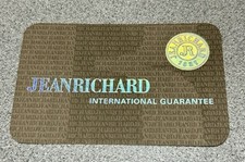 New! Blank JEAN RICHARD