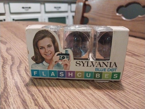 Flash cubes sylvania - sylvania, blue