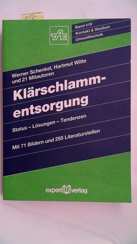 Klärschlammentsorgung status - klärschlammentsorgung.,