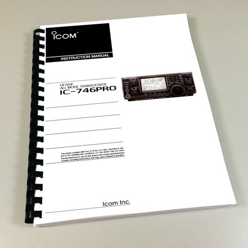Icom 746pro manuale - icom,