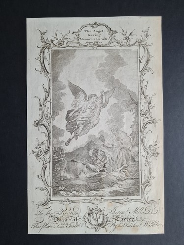 Antica stampa biblica 1765 - ,