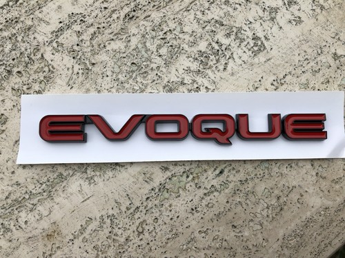 Scritta range rover evoque - range,
