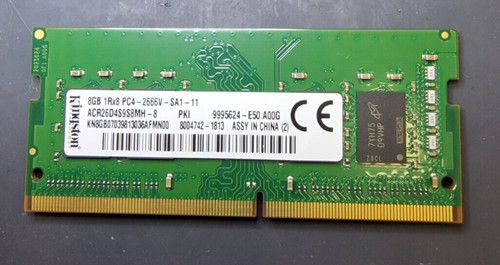 Modulo ram memoria kingston - memoria, 8
