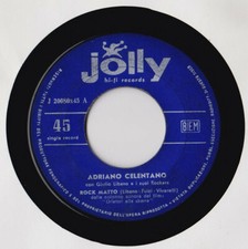 Adriano Celentano - Giulio Libano E I Suoi Rockers Rock Matto / Impazzivo Per te