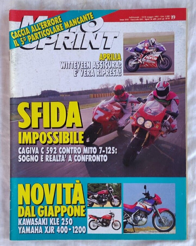 Motosprint 1993 cagiva c592 - motosprint,