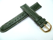 CINTURINO OROLOGIO VERDE 18mm