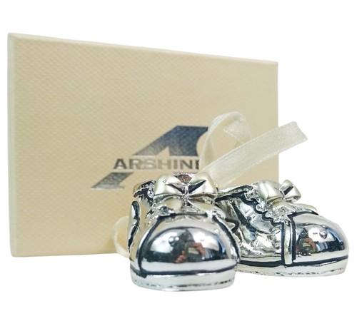 Scarpine argentate decorazione - argentate,