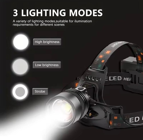 Lampada frontale torcia led - lampada,