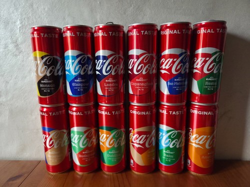 Lattine coca cola vuote - lattine,