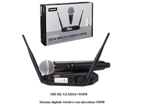 Shure glxd24 sm58 - shure,