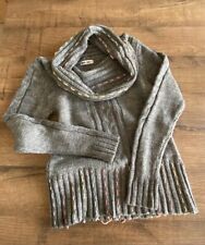 maglione grigio donna lana 42