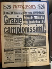 Tuttosport- ITALIA CAMPIONE DEL MONDO 1982 - 12 luglio 1982