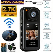 Mini Bodycam Impermeabile Mini Telecamera di Sorveglianza HD 1080p Fotocamera Corpo Portatile