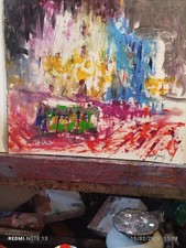 olio su massonite duomo miano