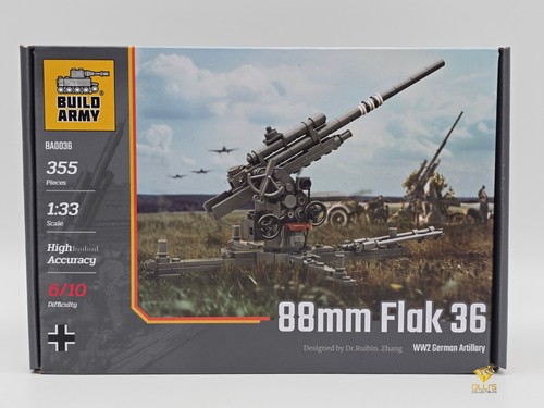 Build army 88mm flak ww2 - build, 36