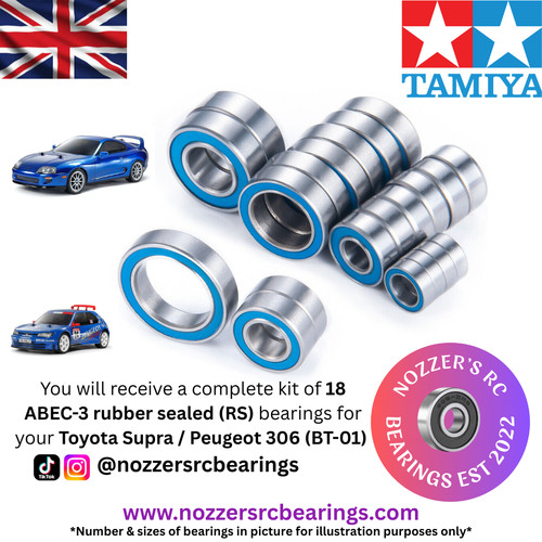 Kit cuscinetti completo tamiya - cuscinetti,